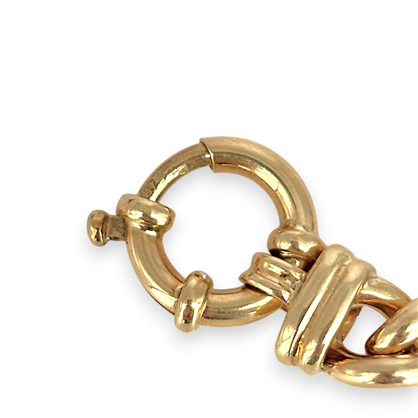 GOLD DEAL | 9kt Gold Imperial Vintage Curb Link Bracelet 20.5cm