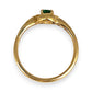 GOLD DEAL | FLASH SALE 18ct (18K) Gold Emerald 0.28ct & Diamond 0.33ct Cluster Ring Valuation $3,100