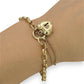 NZGD | 9ct Gold Ever‑Grace Belcher Bracelet with Padlock Valuation $4,000