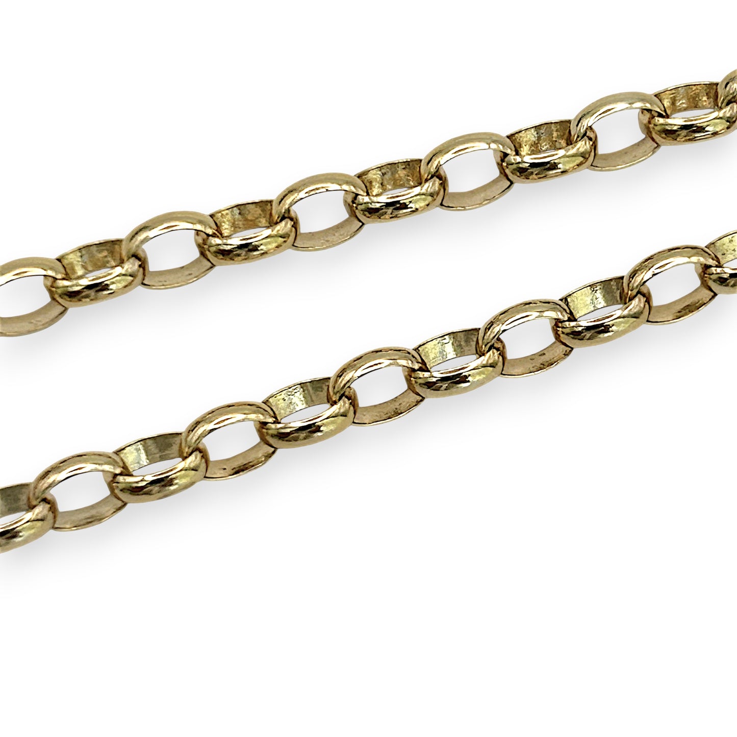 NZGD | 9ct Gold Ever‑Grace Belcher Bracelet with Padlock Valuation $4,000