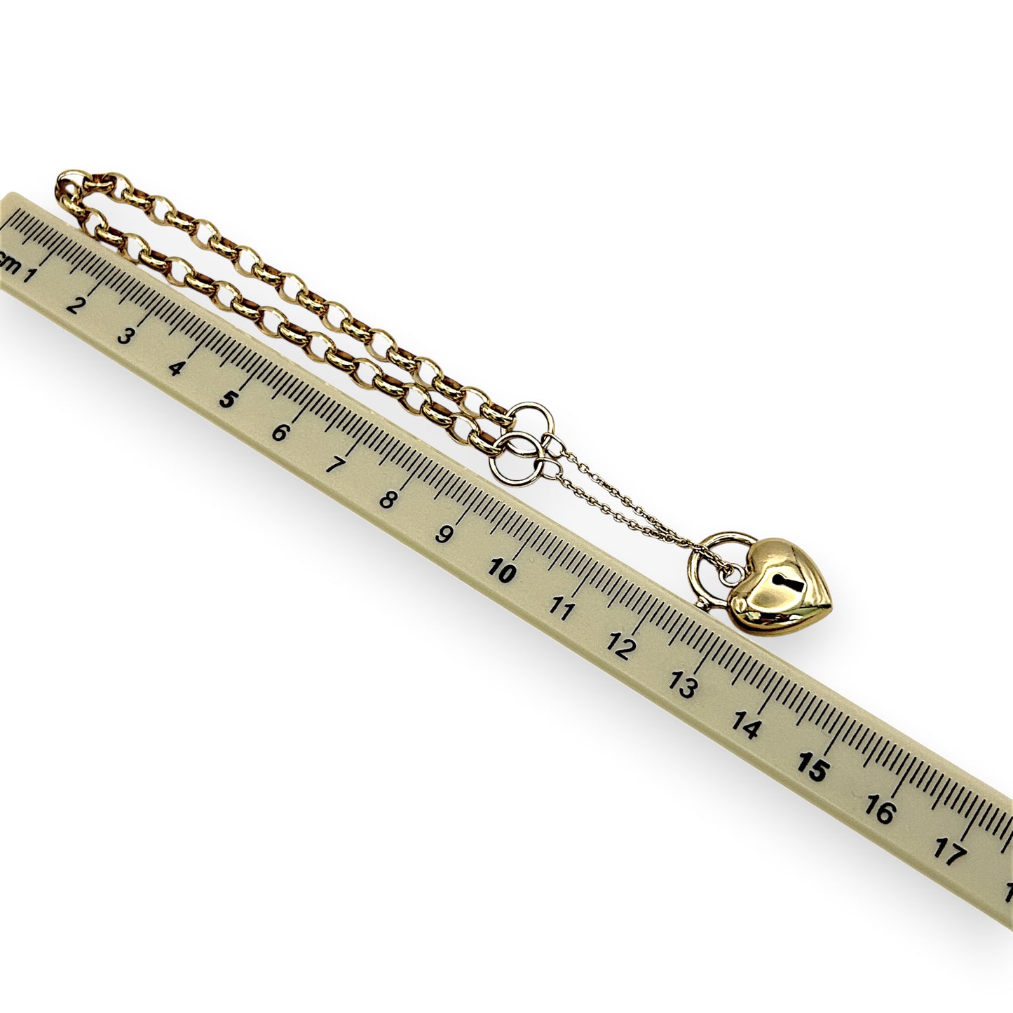 NZGD | 9ct Gold Ever‑Grace Belcher Bracelet with Padlock Valuation $4,000