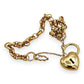 NZGD | 9ct Gold Ever‑Grace Belcher Bracelet with Padlock Valuation $4,000