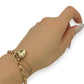 NZGD | 9ct Gold Ever‑Grace Belcher Bracelet with Padlock Valuation $4,000