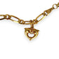 NZGD | 9ct Gold Figaro Charm Symphony Bracelet