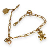 NZGD | 9ct Gold Figaro Charm Symphony Bracelet