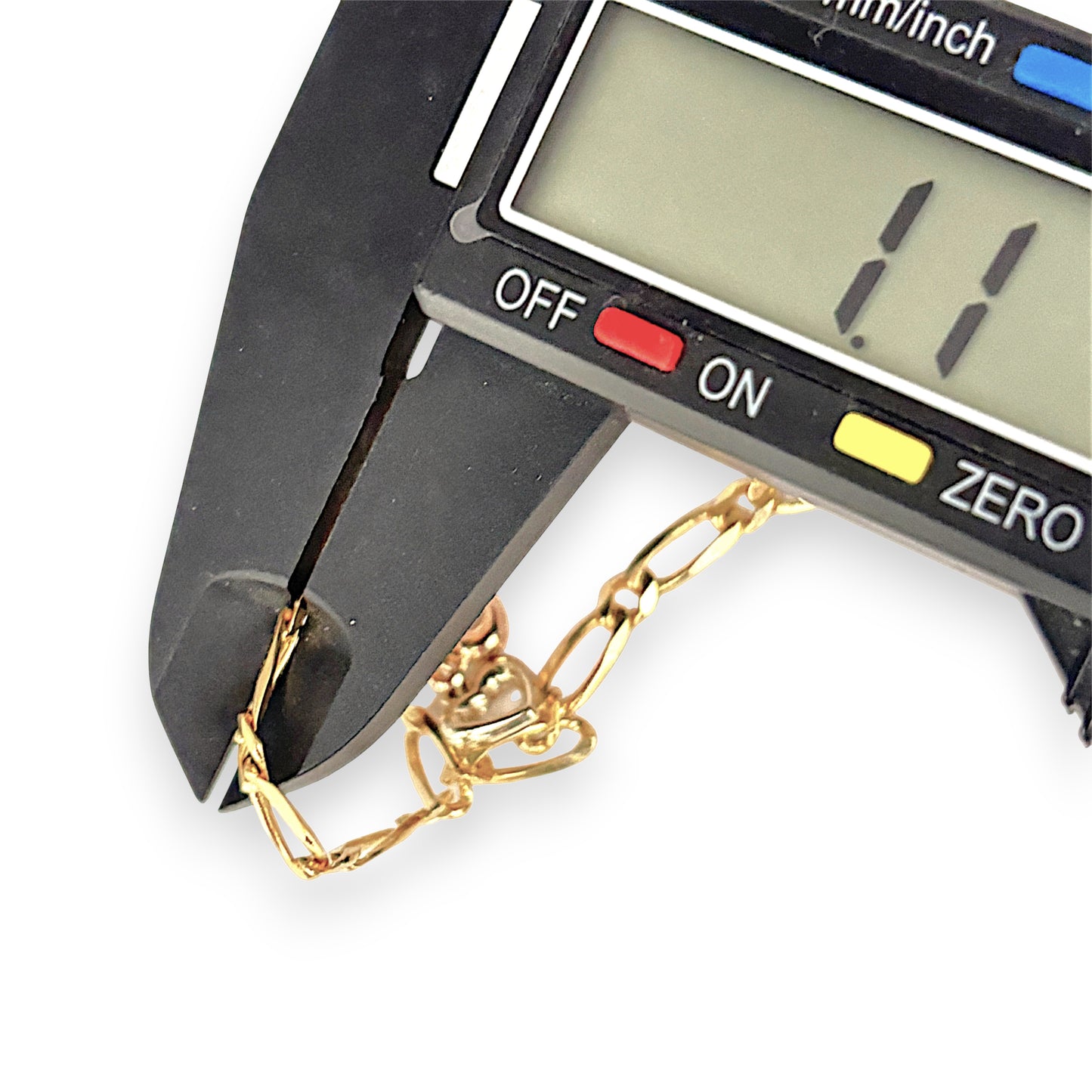 NZGD | 9ct Gold Figaro Charm Symphony Bracelet