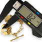 NZGD | 9ct Gold Vintage‑Inspired Imperial Garnet & Fob Bracelet 20cm
