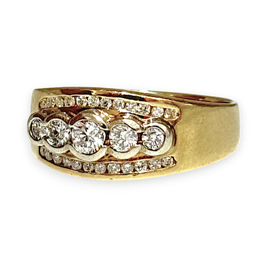 GOLD DEAL | 18ct (18K) Gold Celestial Rise Diamond Ring Valuation $5,750