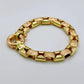 NZGD | 9ct Y/R Gold Vinatage Victorian Duet Link Bracelet-Refurbished
