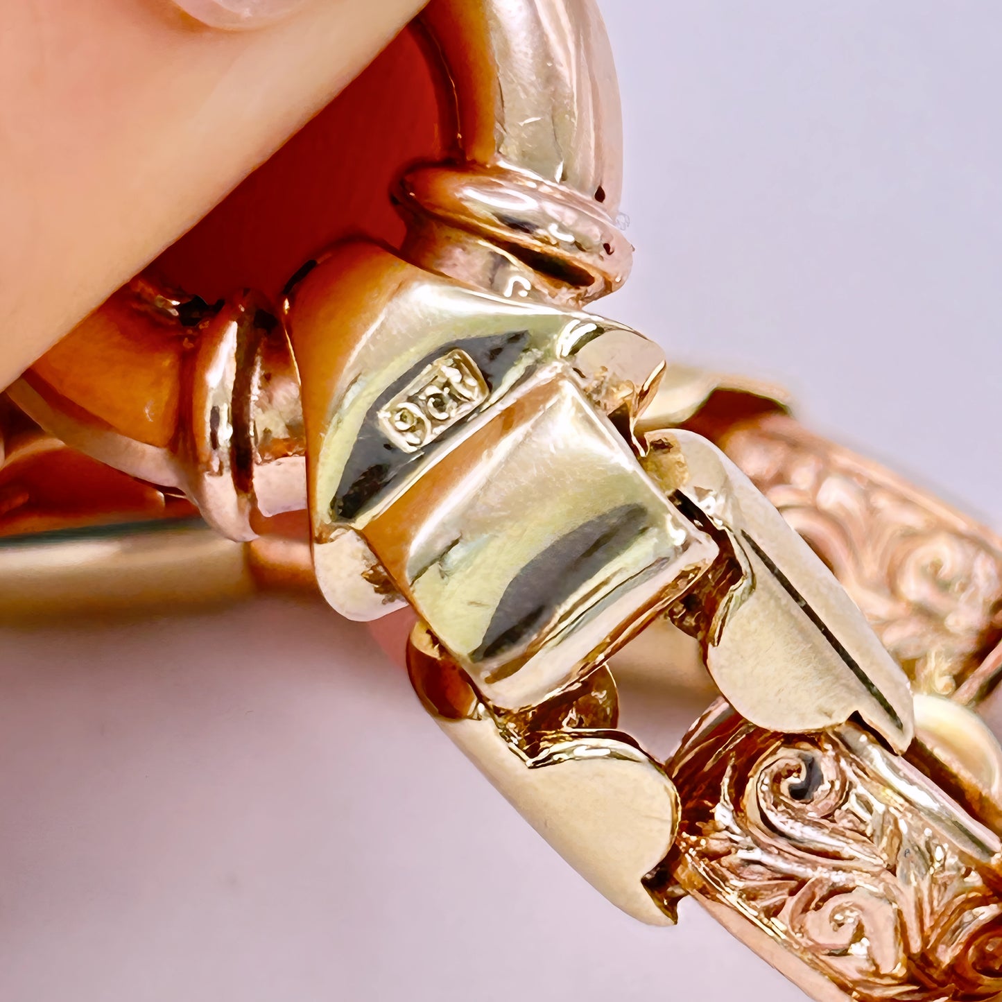 NZGD | 9ct Y/R Gold Vinatage Victorian Duet Link Bracelet-Refurbished