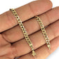 NZGD | 9ct Gold Modern Sleek Curb Bracelet 17.5cm