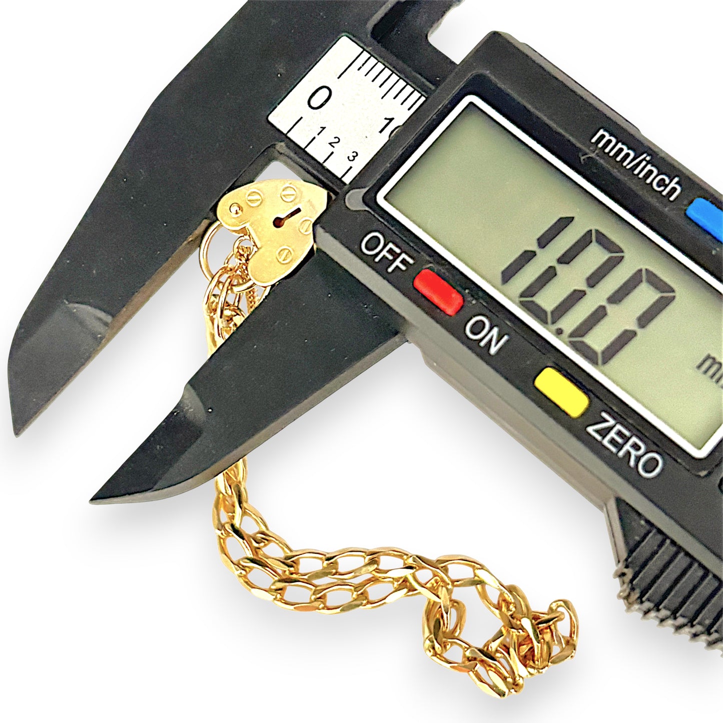 NZGD | 9ct Gold Refurbished Timeless Padlock Curb Bracelet