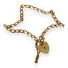 NZGD | 9ct Gold Refurbished Timeless Padlock Curb Bracelet