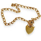 NZGD | 9ct Gold Refurbished Timeless Padlock Curb Bracelet