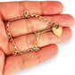 NZGD | 9ct Gold Refurbished Timeless Padlock Curb Bracelet