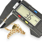 NZGD | 9ct Gold Refurbished Timeless Padlock Curb Bracelet
