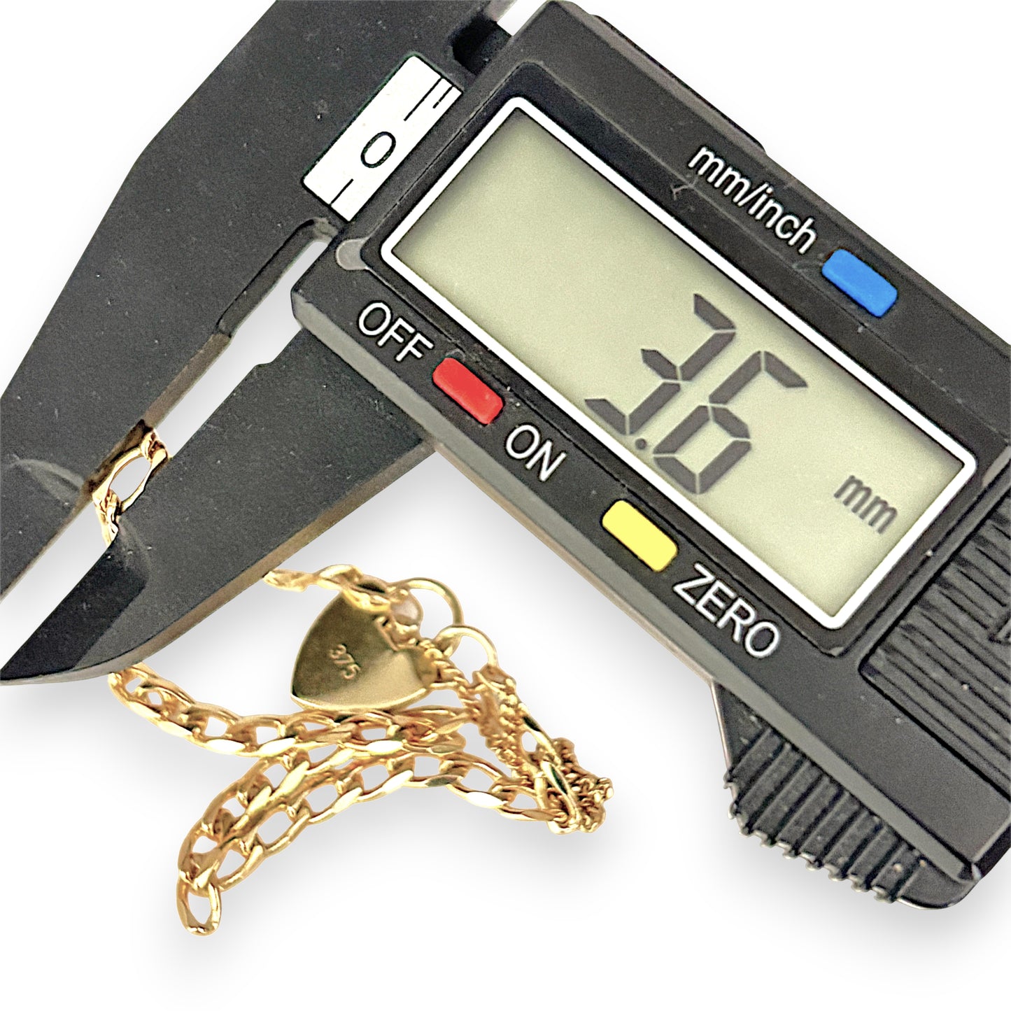 NZGD | 9ct Gold Refurbished Timeless Padlock Curb Bracelet