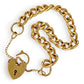 GOLD DEAL | 9kt Gold Prestige Heart Padlock Bracelet