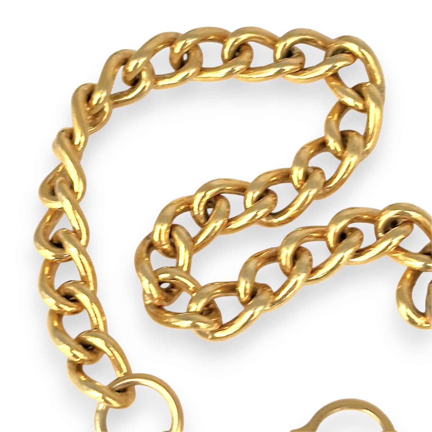 GOLD DEAL | 9kt Gold Prestige Heart Padlock Bracelet
