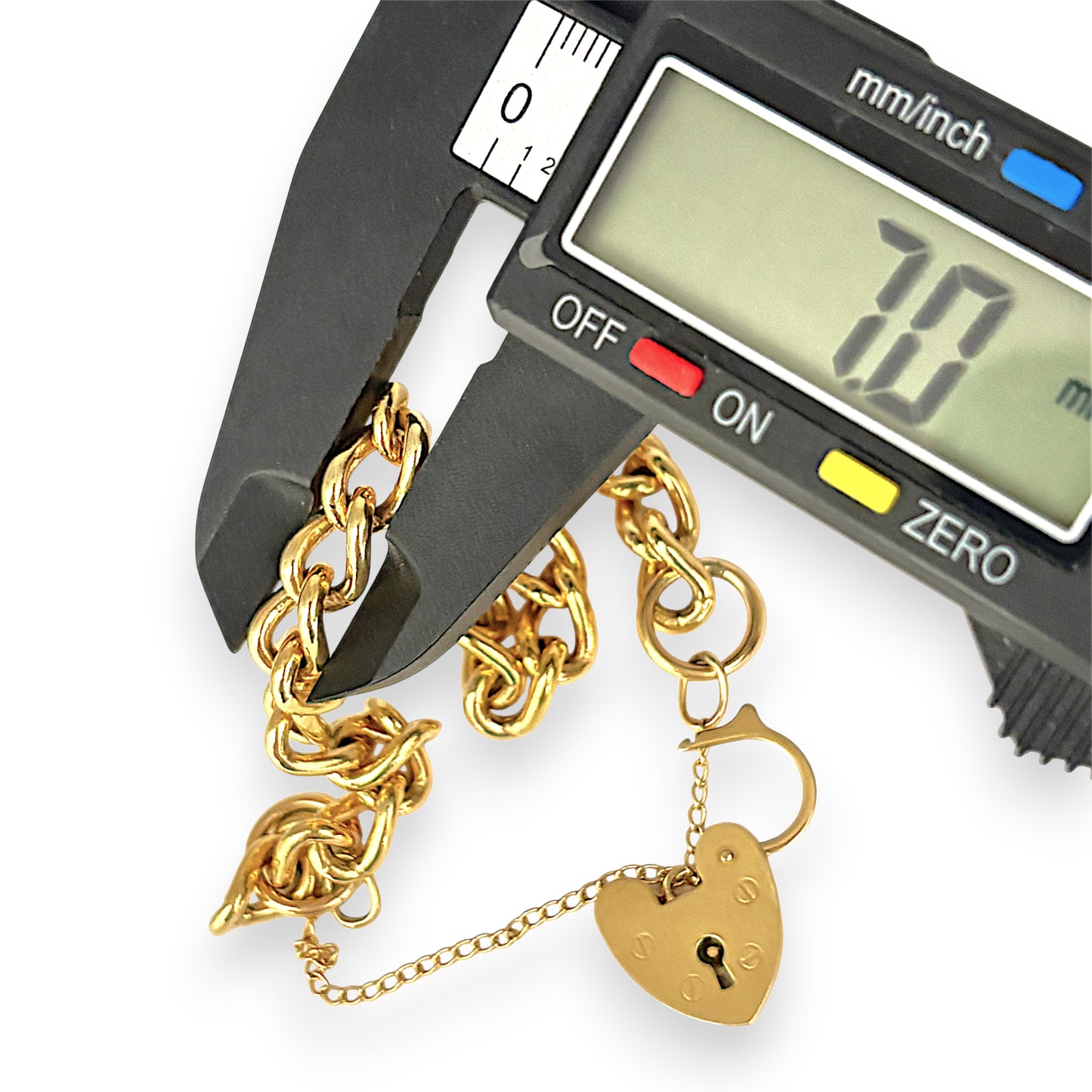 GOLD DEAL | 9kt Gold Prestige Heart Padlock Bracelet