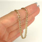 GOLD DEAL | 9kt Gold Contour Duo‑Link Bracelet 20.5cm