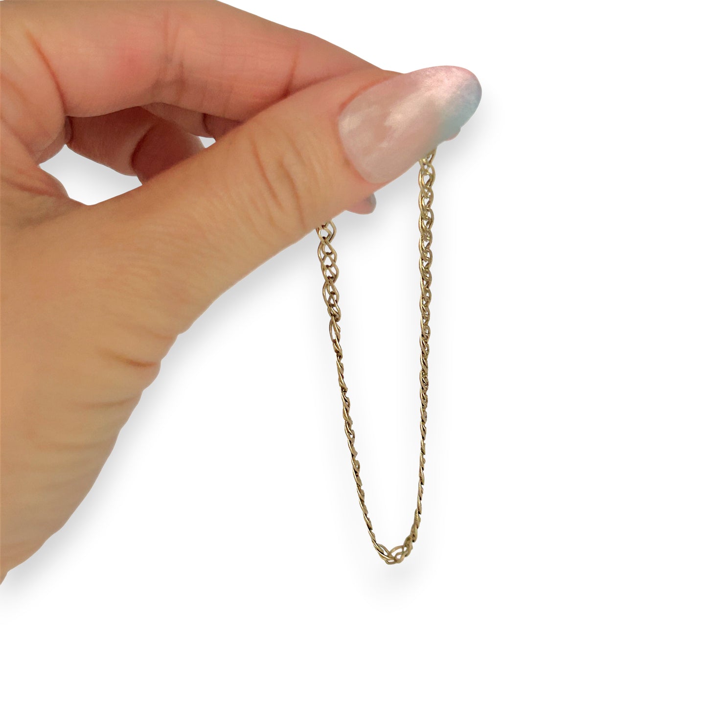GOLD DEAL | 9kt Gold Contour Duo‑Link Bracelet 20.5cm