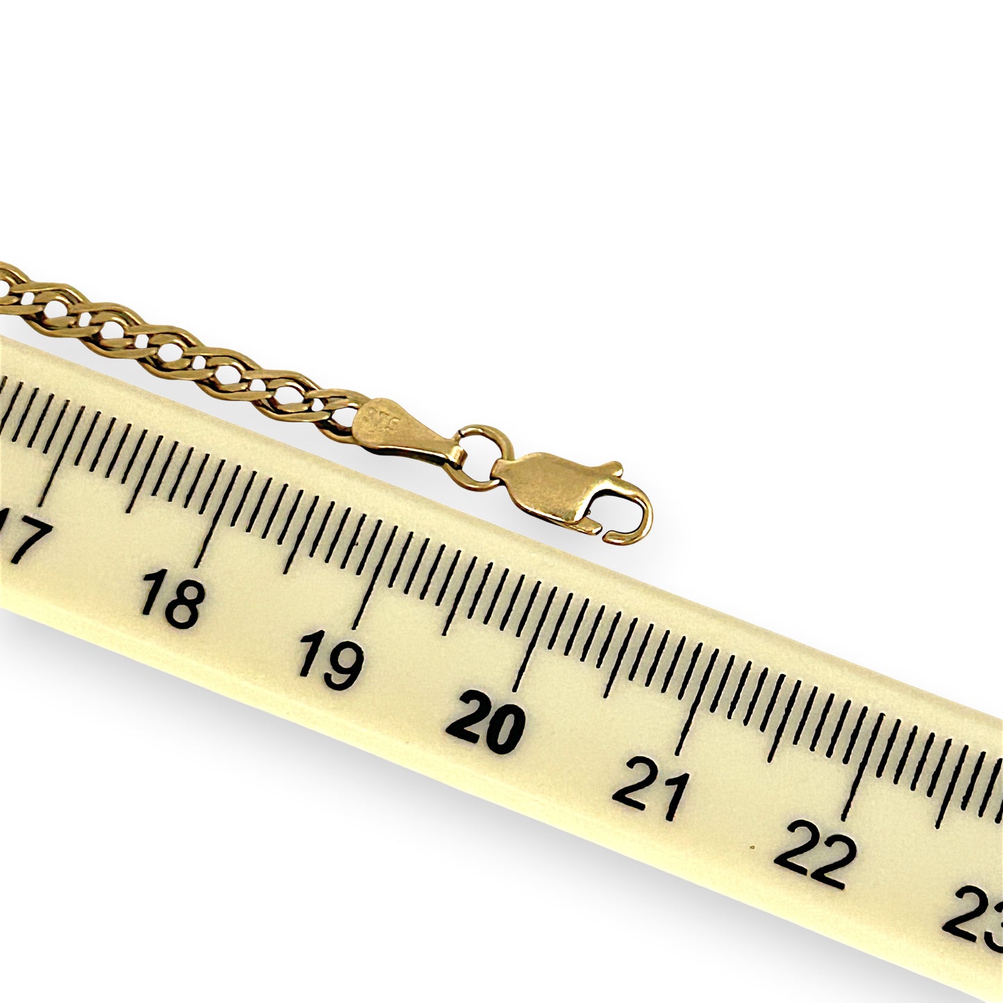 GOLD DEAL | 9kt Gold Contour Duo‑Link Bracelet 20.5cm