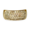 GOLD DEAL | 18ct (18K) Gold MHJ Diamond Pave Ring. Valuation $7,950