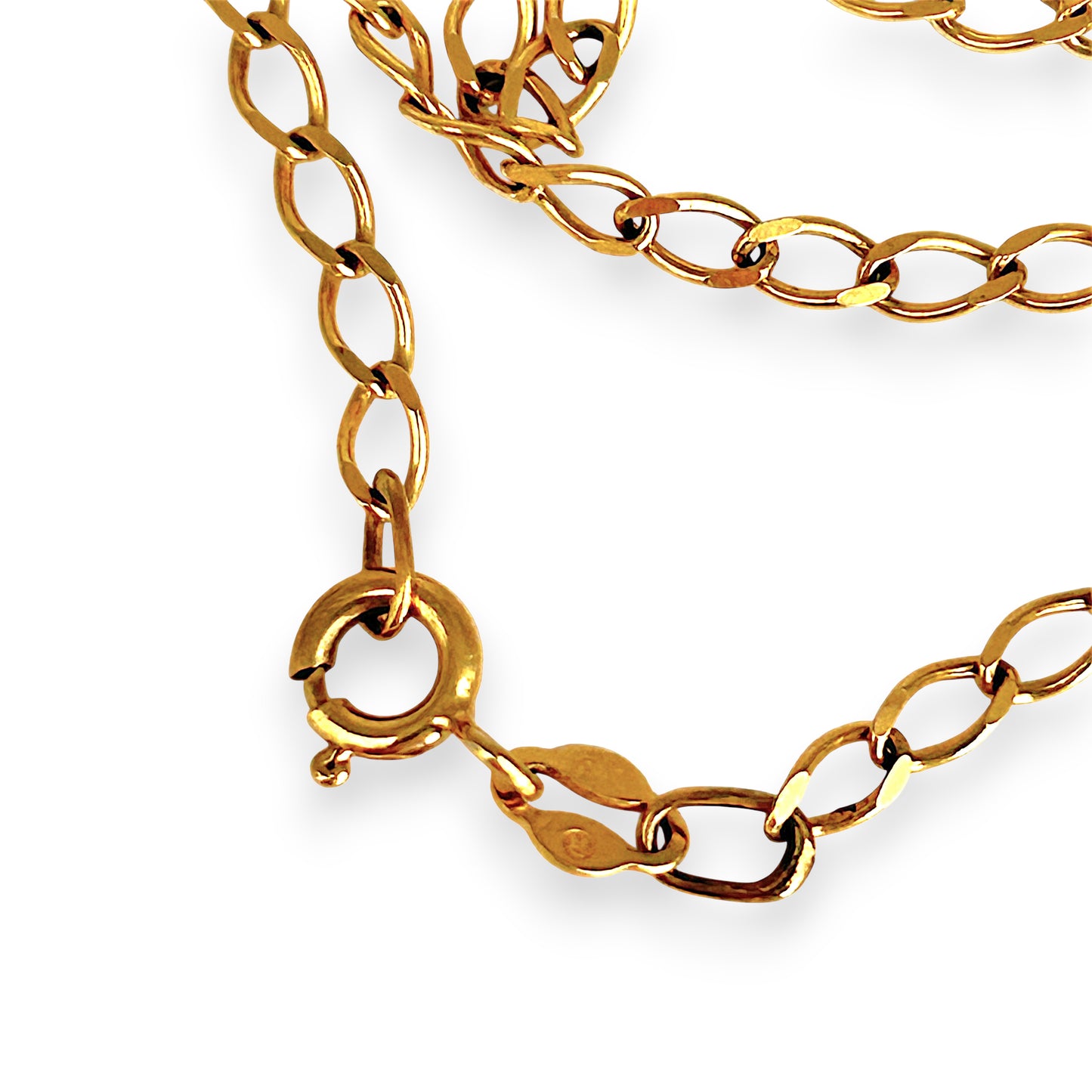 NZGD | 9ct Gold Minimalist Oval link Bracelet