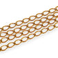 NZGD | 9ct Gold Minimalist Oval link Bracelet