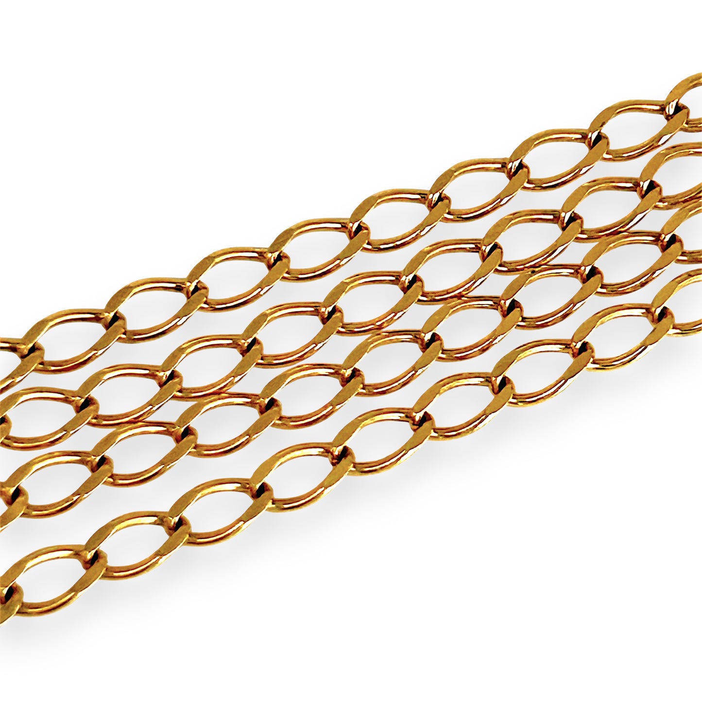 NZGD | 9ct Gold Minimalist Oval link Bracelet