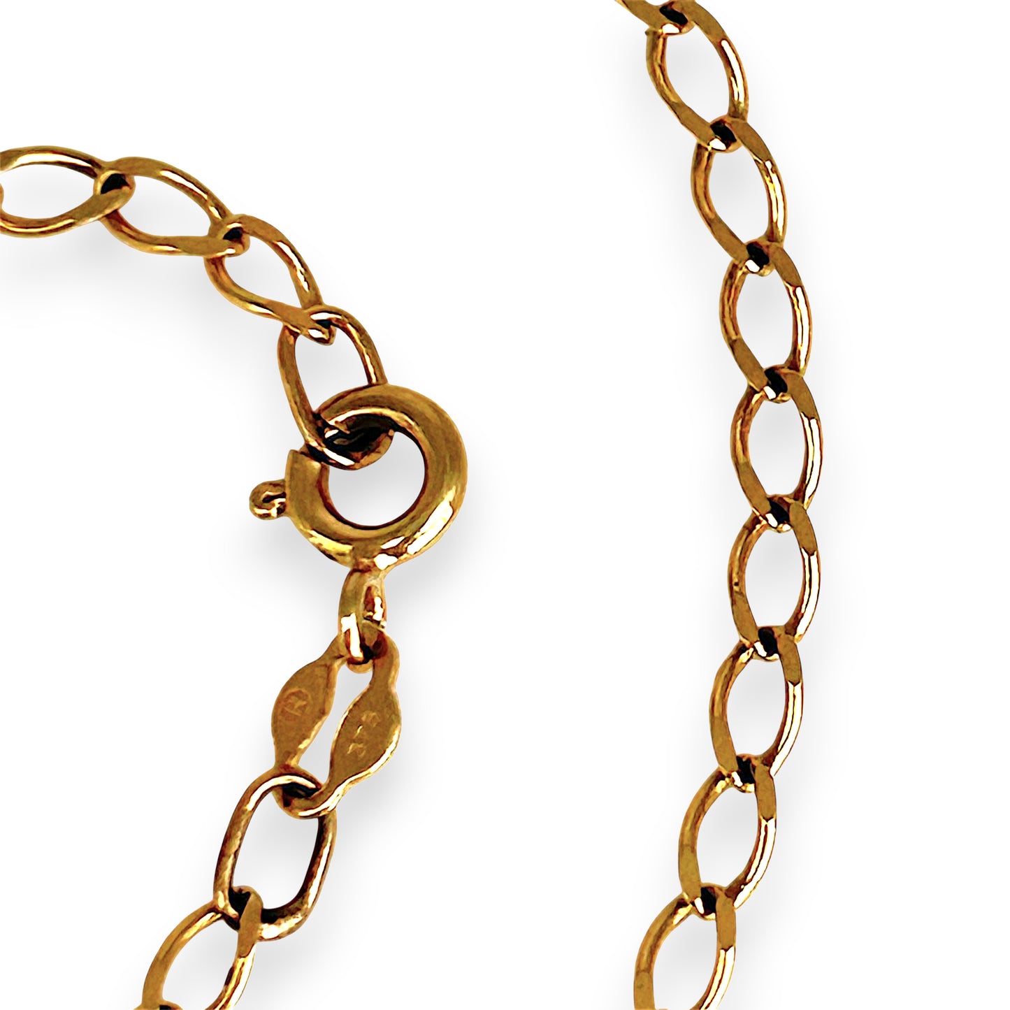 NZGD | 9ct Gold Minimalist Oval link Bracelet