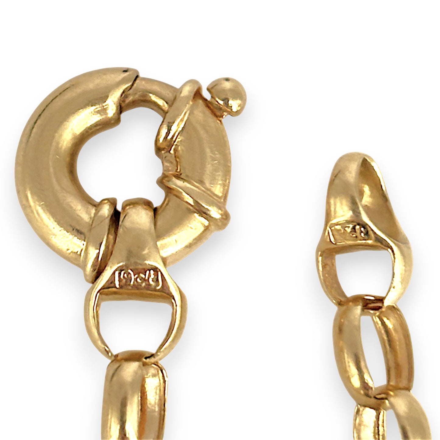 GOLD DEAL | 9kt Gold Belcher Grace Vintage Bracelet