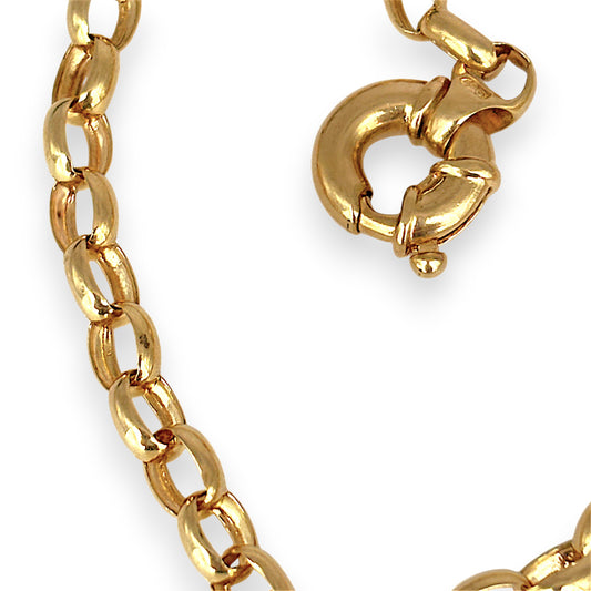 GOLD DEAL | 9kt Gold Belcher Grace Vintage Bracelet