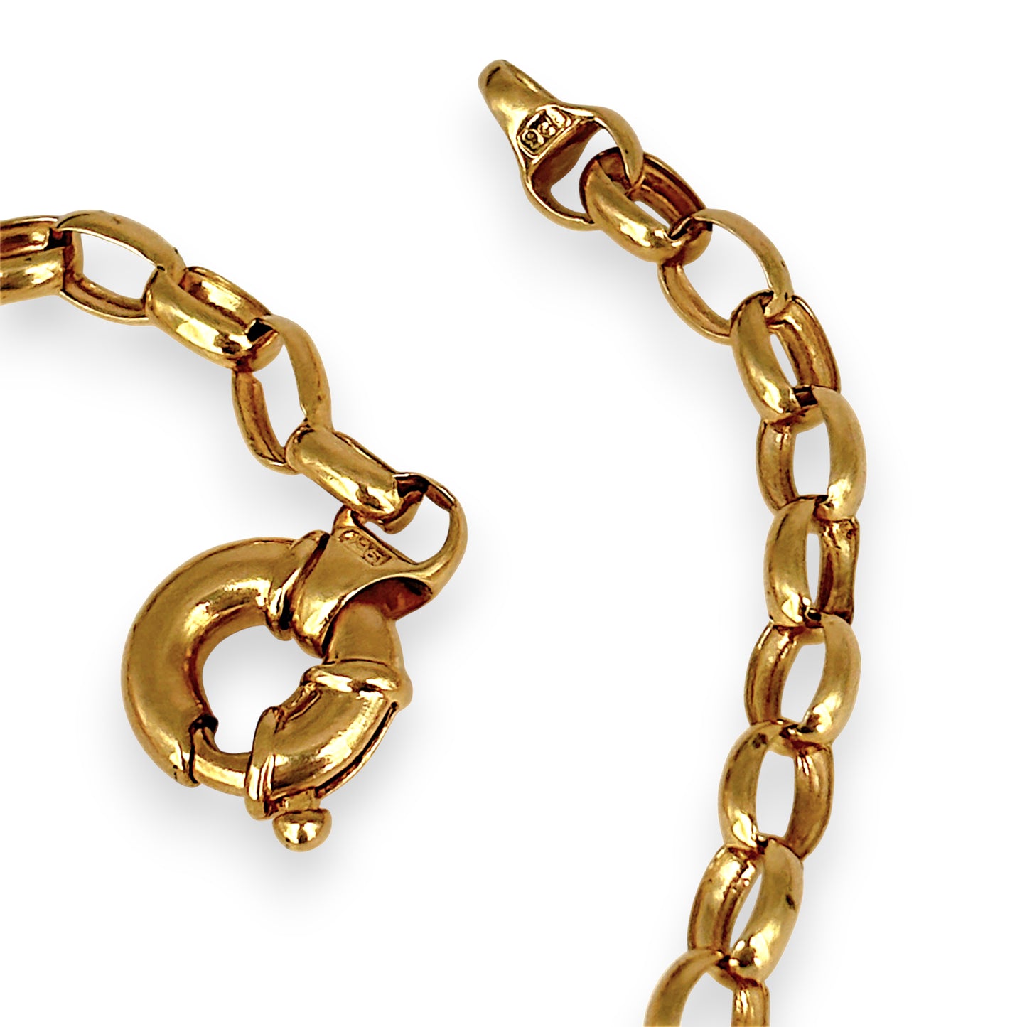 GOLD DEAL | 9kt Gold Belcher Grace Vintage Bracelet