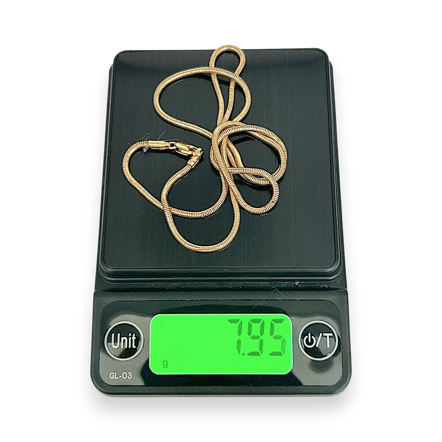 NZGD | 9ct Gold UNOAERRE SleekFlow Snake Chain 46cm