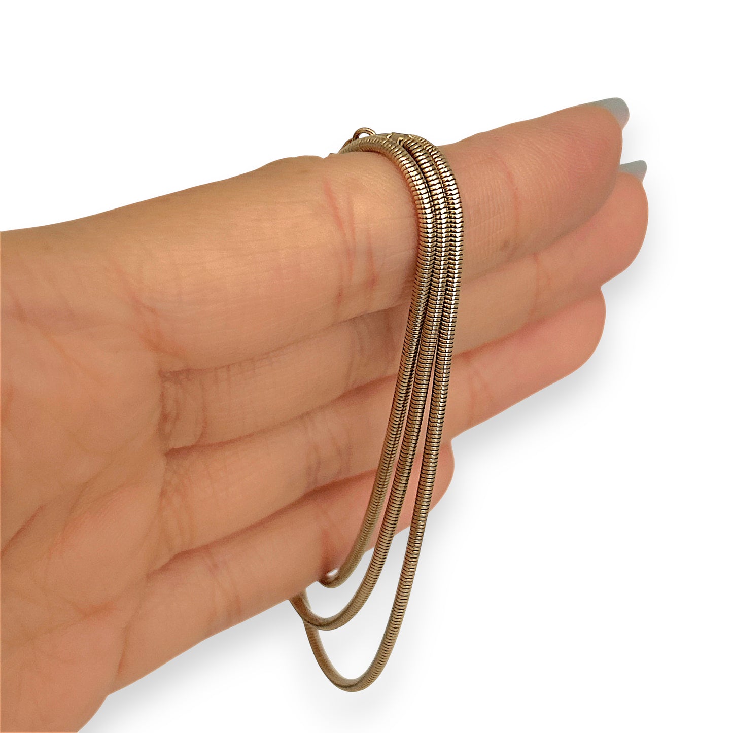 NZGD | 9ct Gold UNOAERRE SleekFlow Snake Chain 46cm