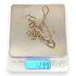 NZGD | 9ct Gold Auric Ember Box‑Link 76cm Chain