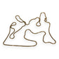 NZGD | 9ct Gold Auric Ember Box‑Link 76cm Chain