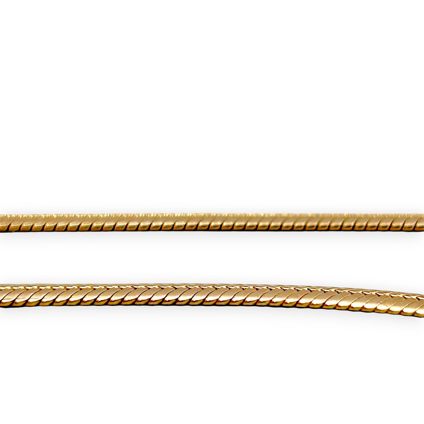 GOLD DEAL | 9kt Gold Refurbished Sleek Herringbone Chain-UNOAERRE