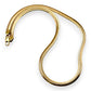 GOLD DEAL | 9kt Gold Refurbished Sleek Herringbone Chain-UNOAERRE