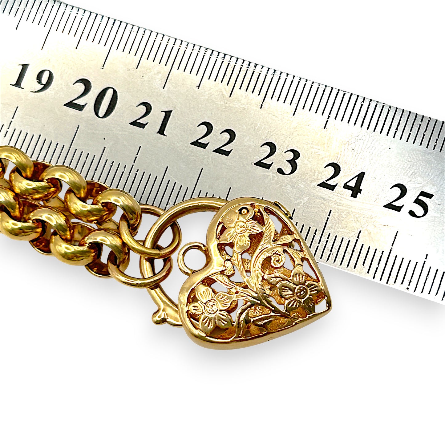 GOLD DEAL | 9kt Gold Refurbished Heritage Belcher & Padlock -UNOAERRE
