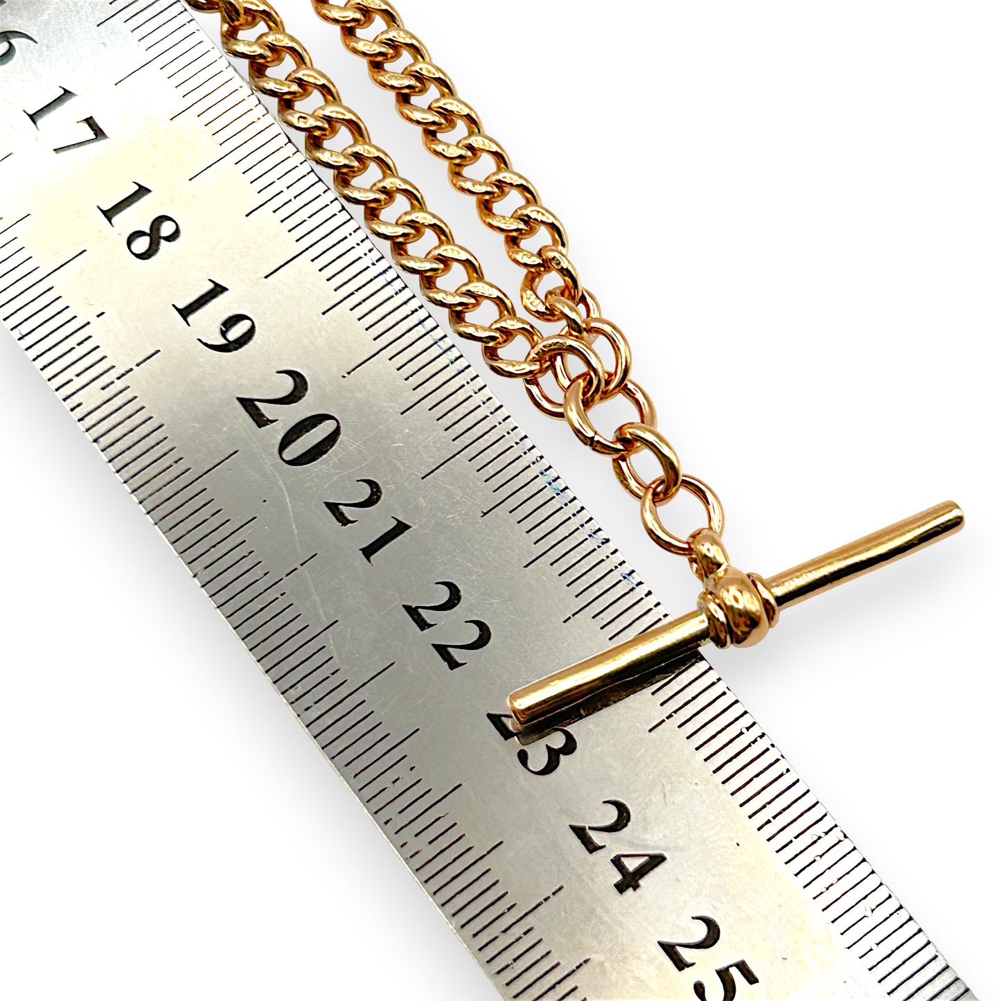 GOLD DEAL | 9kt Gold Sovereign Vintage T-Bar Chain