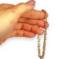 GOLD DEAL | 18K Gold Overlapping Oval Link Bracelet Length 19cm