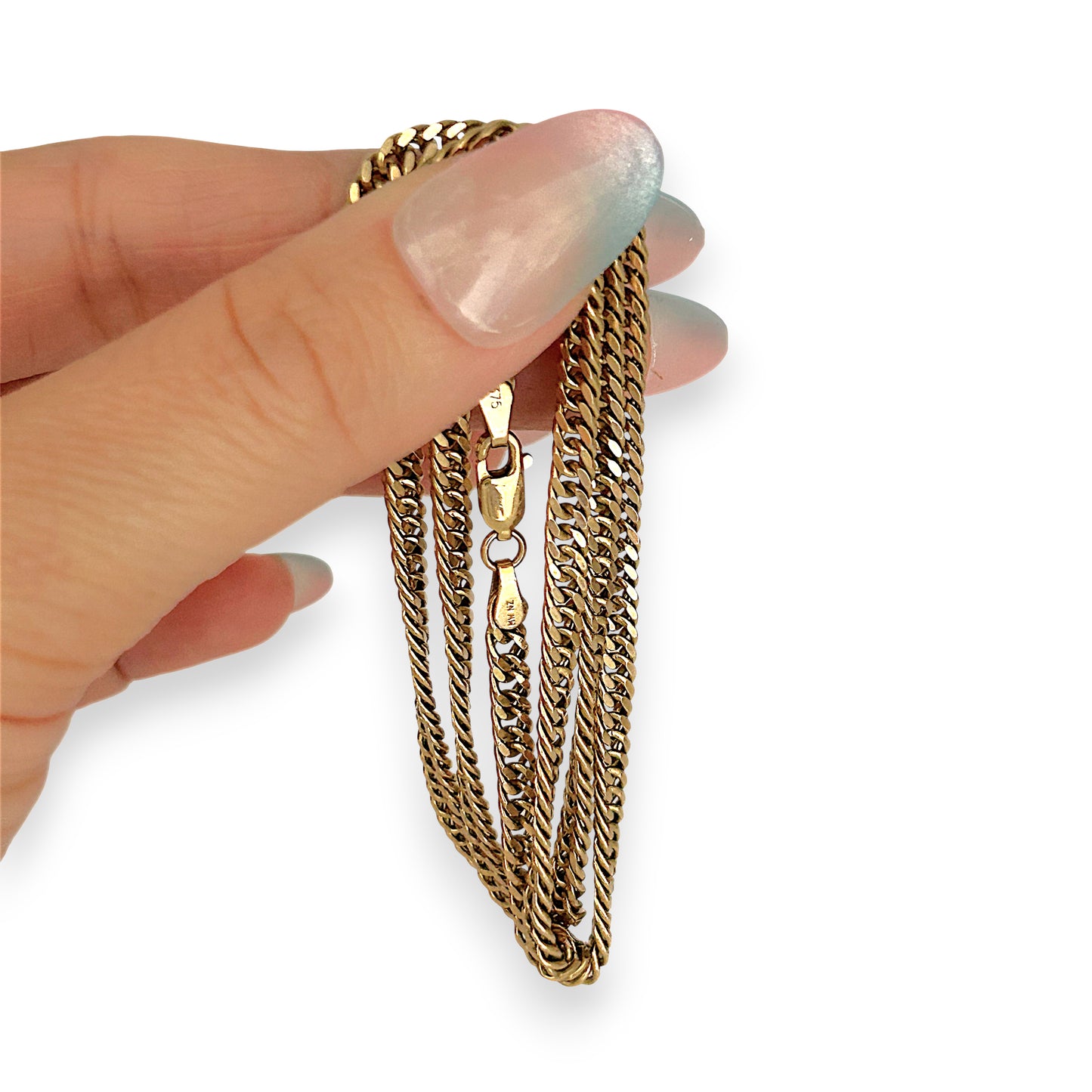 GOLD DEAL | 9kt NZ Gold LegacyLink Solid Curb Chain 51cm