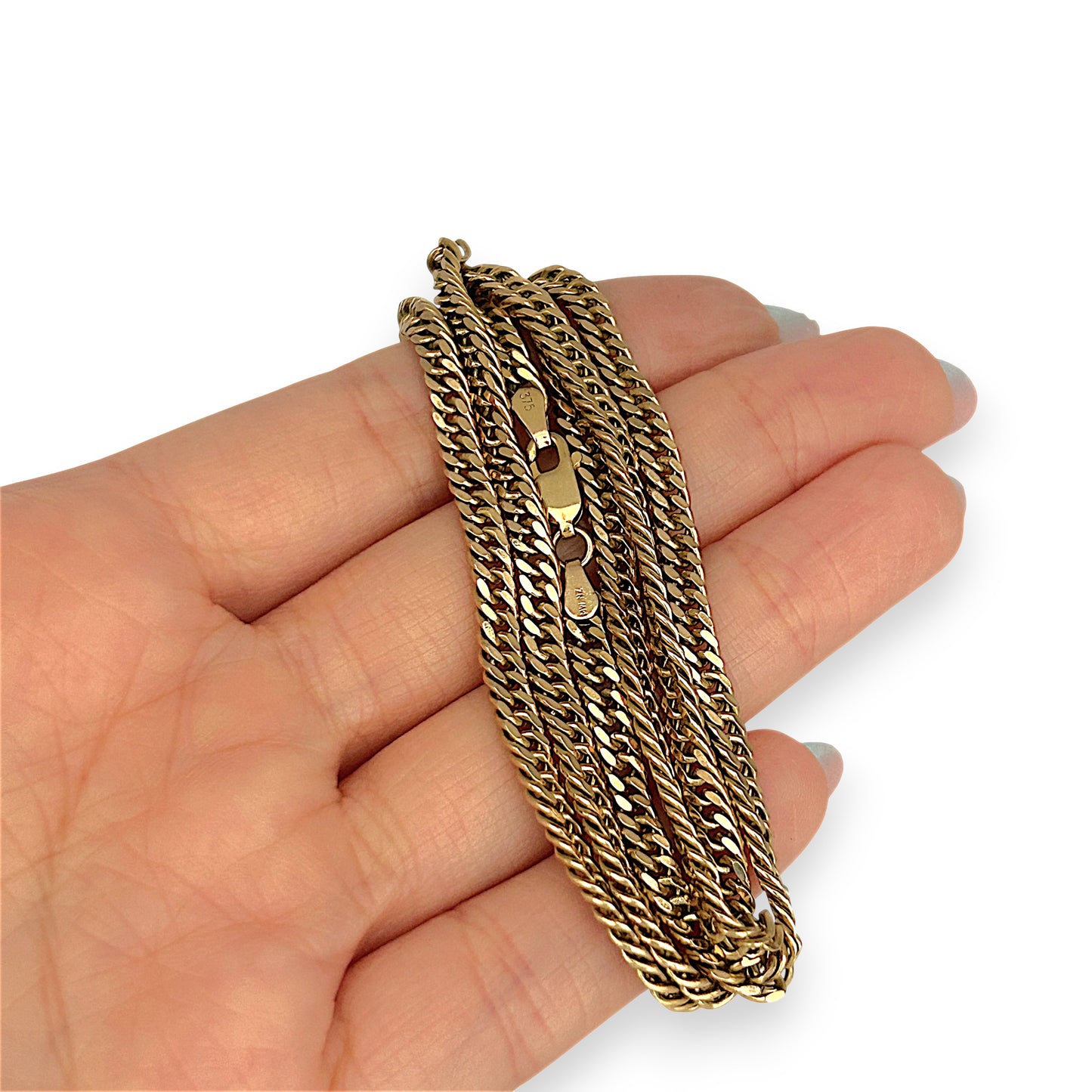 GOLD DEAL | 9kt NZ Gold LegacyLink Solid Curb Chain 51cm