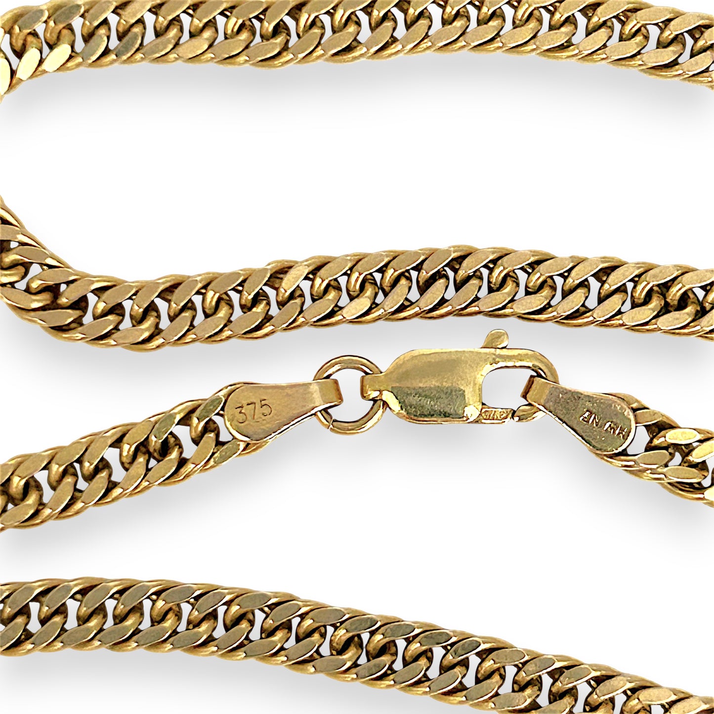 GOLD DEAL | 9kt NZ Gold LegacyLink Solid Curb Chain 51cm