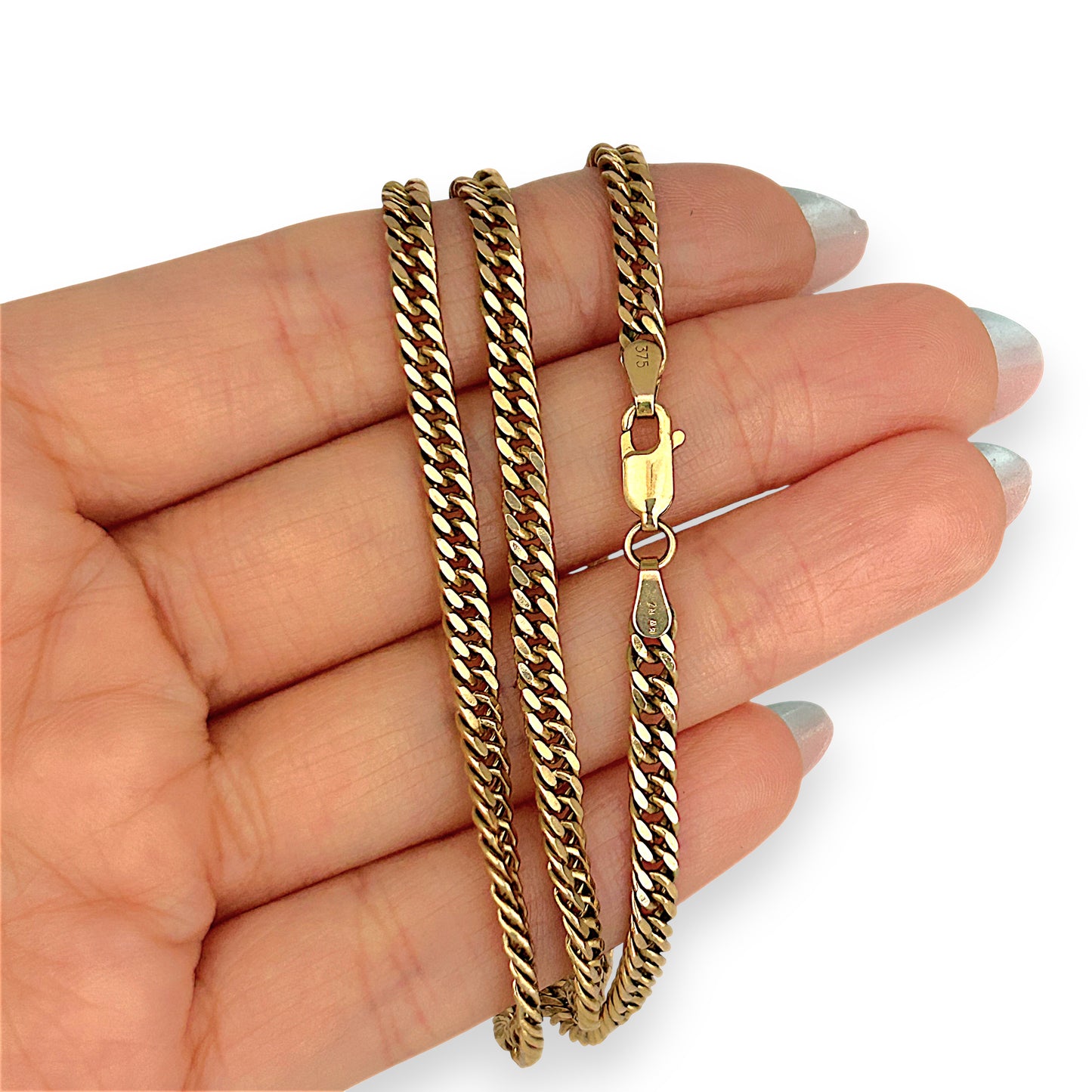 GOLD DEAL | 9kt NZ Gold LegacyLink Solid Curb Chain 51cm