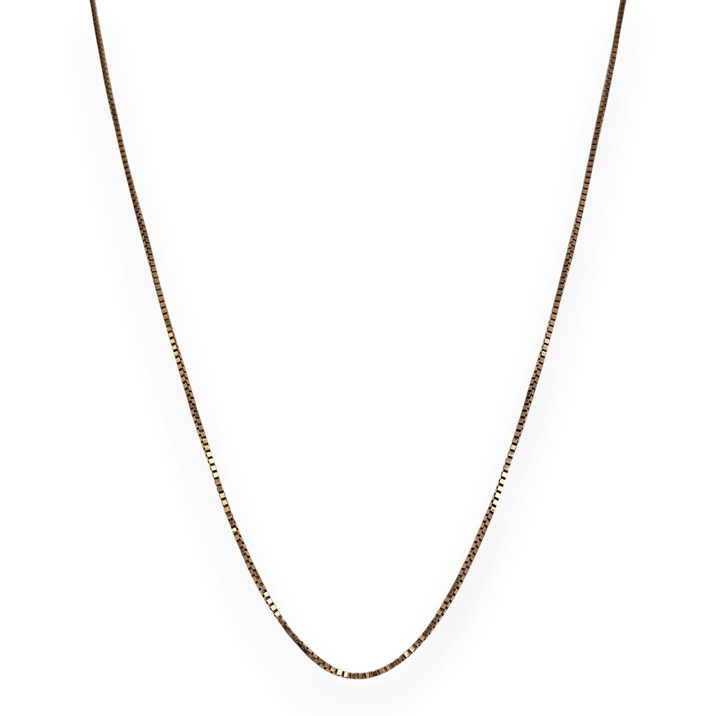 GOLD DEAL | 9ct Gold Silk Box‑Link Chain 55cm