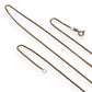 GOLD DEAL | 9ct Gold Silk Box‑Link Chain 55cm